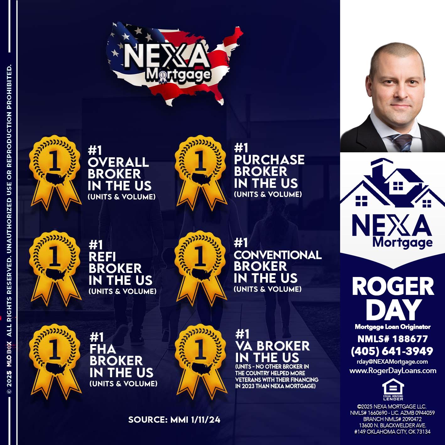 #1 - Roger Day -Mortgage Loan Originator