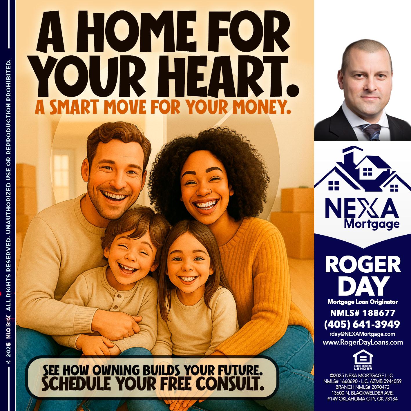 A HOME FOR - Roger Day -Mortgage Loan Originator